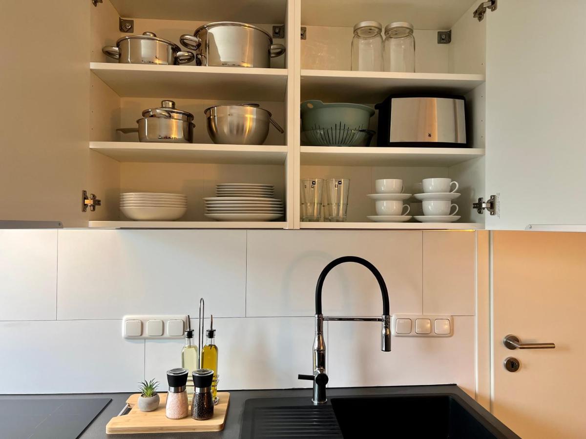 Design Apartment Mit Balkon - Kueche - Netflix Essen Exterior photo